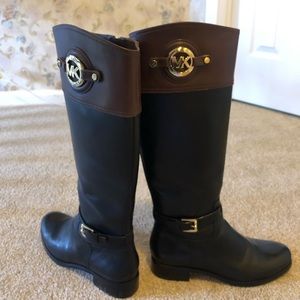 Michael Kors Stockard Leather Boots